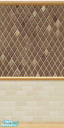 Sims 2 — NSC Wall Tiles - earth tones 3 by Neptunesuzy — Your sims will love having their homes decorated with this earth