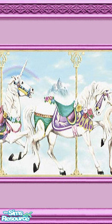 Sims 2 — Carousel Part 2 by Lorah — Part of the Carousel Set. What a princess would love, a lot of pink and