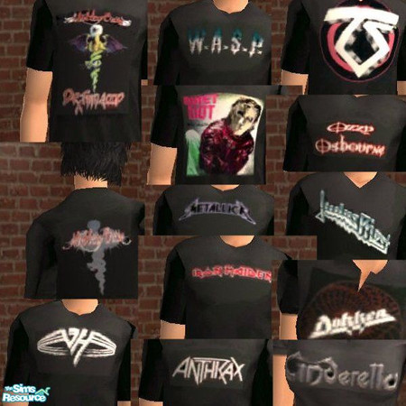 Sims 2 — 80's Metal Collection by Dr. Macabre — A collection that proves there was some great metal in the 80's, and that