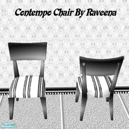 Sims 2 — Contempo Dining Chair by Raveena — Part of the Contempo Dining room.