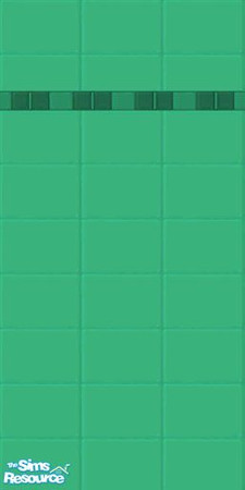 Sims 2 — Minty Fresh Wall Tile by dddrake — Minty Fresh Wall Tile