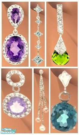 Sims 2 — JPearrings10 by juttaponath — Earrings.