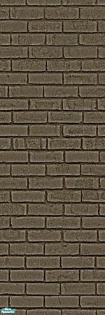 Sims 2 — Brick Wall - Light Brown by sailfindragon — Light Brown Brick Wall.