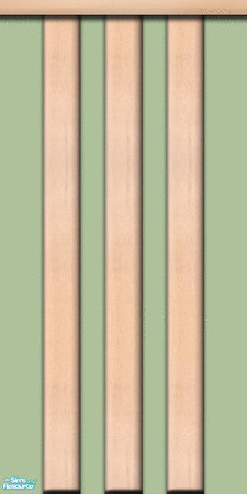 Sims 2 — Diy BV Applegreen by Dialectically_yours — Beech verticals warm the cool colors in this set, giving them an