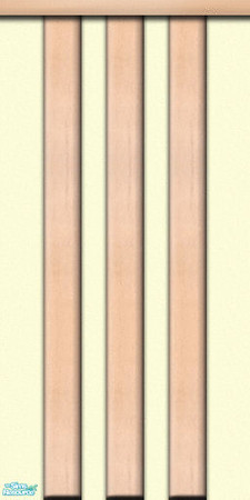 Sims 2 — Diy Bv Mello by Dialectically_yours — Beech verticals warm the cool colors in this set, giving them an open,