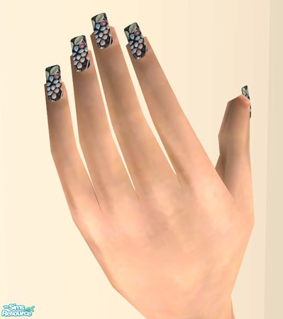 Sims 2 — Nail Art Collection - Jewel Nails by cippa1982 — 