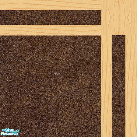 Sims 2 — DiY - Tc92f Leather 2x by Dialectically_yours — Beautiful maple and leather create bold new effects at