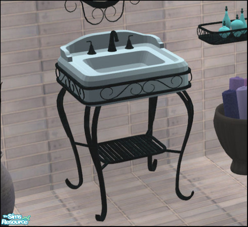 Sims 2 — Romance Bathroom -Blue - Sink by Elize-37sims — A recolor of the Romance bathroom