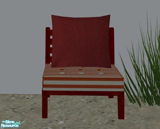 Sims 2 — PB Bali Outdoor Red - Pillow large by ShinoKCR — 