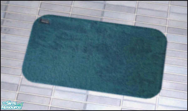Sims 2 — Romance Bathroom -Blue - Bathmat by Elize-37sims — A recolor of the Romance bathroom. Requires the mesh from the