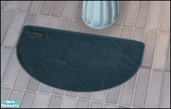 Sims 2 — Romance Bathroom -Blue - Toilet mat by Elize-37sims — A recolor of the Romance bathroom. Requires the mesh from