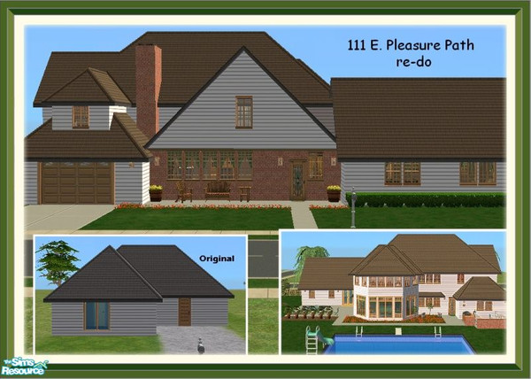 Sims 2 — E Pleasure Path - redo by missy_sceeter — Total redo of the Maxis 111 E. Pleasure Path lot. Now, a large