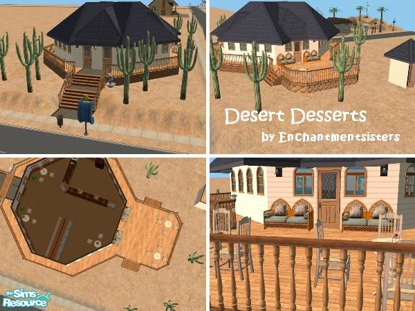 Sims 2 — Desert Desserts by enchantmentsisters — This community business is set in the middle of the desert. It is