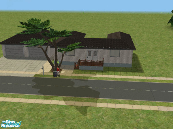 Sims 2 — 231 Duplex Ave by aascot — This little number is split in the middle ro accomodate 2 families. Both sides can