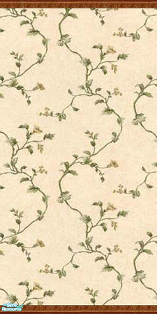 Sims 2 — Vine Wallpaper by mahtigwess — Really nice in kitchens and dining rooms or breakfast nooks.