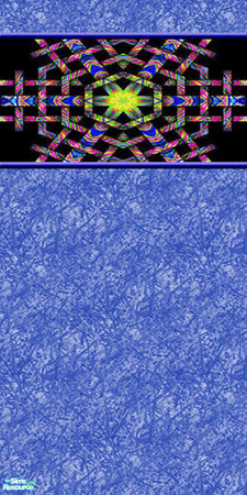 Sims 2 — DiY TC93 Blue Crown by Dialectically_yours — A spectrum of color to entice and delight! Only 2s per panel! With