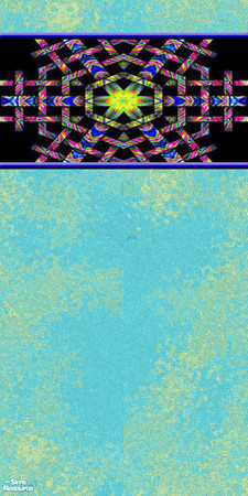 Sims 2 — DiY TC93 Turquoise Crown by Dialectically_yours — A spectrum of color to entice and delight! Only 2s per panel!