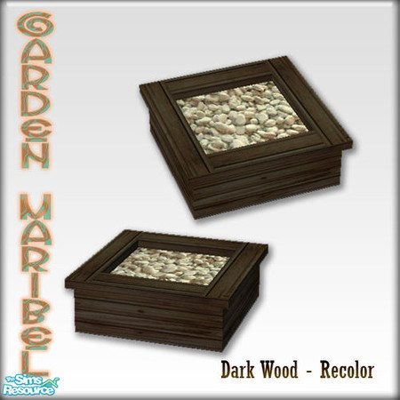 Sims 2 — S2S Garden Maribel Recolors 5 - Low FlowerPot with stones by sims2sisters — 