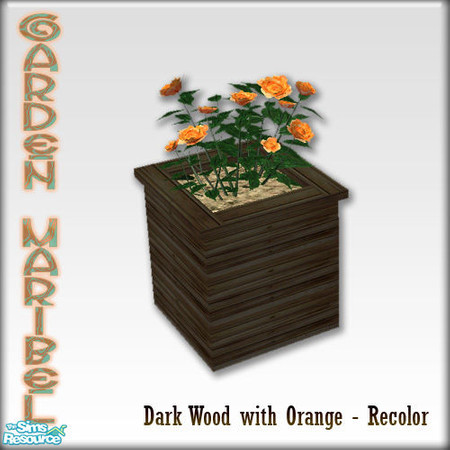 Sims 2 — S2S Garden Maribel Recolors 7 - FlowerPot with Roses by sims2sisters — 