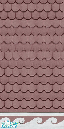 Sims 2 — Designer Siding 22 Plum by STP Carly — Designer exterior siding, giving that \"fish scale\" texture to