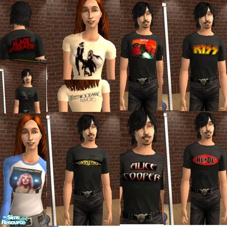 Sims 2 — The 70's Collection by Dr. Macabre — Some of the greatest bands of the 70's have been brought to life by
