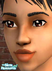 Sims 2 — Natural Lips by Asheara — Soft lip color