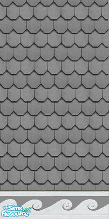 Sims 2 — Designer Siding 22 Gray by STP Carly — Designer exterior siding, giving that \"fish scale\" texture to