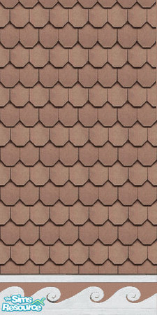 Sims 2 — Designer Siding 22 Brown by STP Carly — Designer exterior siding, giving that \"fish scale\" texture