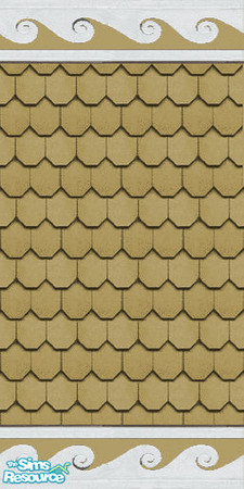 Sims 2 — Designer Siding 2 Gold by STP Carly — Add a little design to exterior houses with this colorful "fish