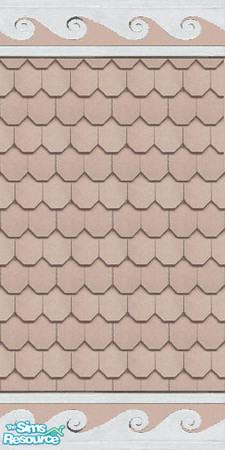 Sims 2 — Designer Siding 2 Cream by STP Carly — Add a little design to exterior houses with this colorful "fish