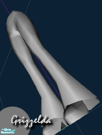 Sims 2 — mesh_lcmjustthepants by Grizzelda — By request mesh_lcmjustthepants is the mesh for the Bell Bottom Pants and is