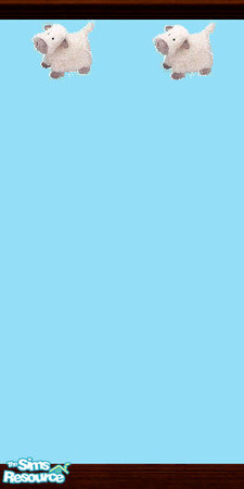 Sims 2 — Baby Lamb by cheche_max — A baby blue paint with lamb on the top