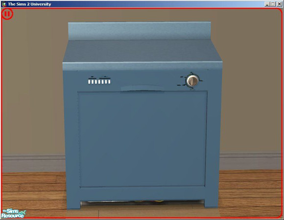 Sims 2 — Royal Blue Dish Washer by dddrake — A kitchen in Royal Blue