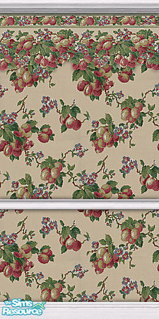 Sims 2 — Ecru Beckley White 13 by Quiltreker — This is one of 16 walls in the Southern Charm Ecru Collection Beckley