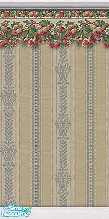 Sims 2 — Ecru Beckley White 8 by Quiltreker — This is one of 16 walls in the Southern Charm Ecru Collection Beckley
