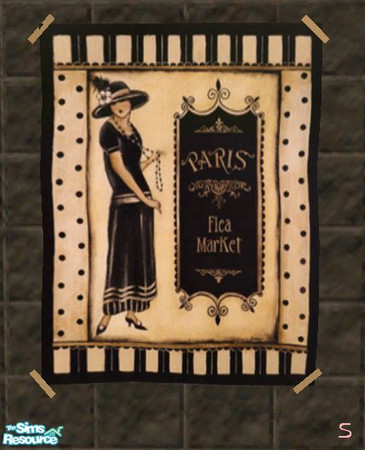 Sims 2 — SATIVA poster for Fashion Designer 02 by sativa10_24 — just put it into your downloads folder 