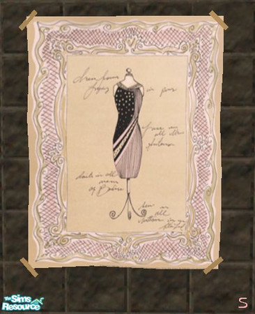 Sims 2 — SATIVA poster for Fashion Designer 11 by sativa10_24 — just put it into your downloads folder 