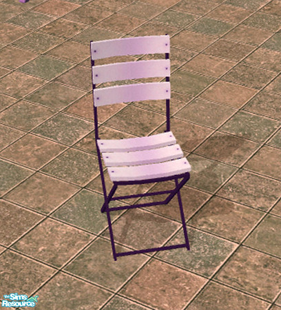 Sims 2 — Purple Wedding Chair by HeartSpirit — Purple wedding chair to match the Maxis original wedding cake.