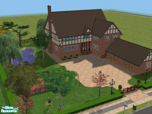 Sims 2 — The Oaks by hatshepsut — Situated in a lush greenbelt setting this property is for the family who enjoys the