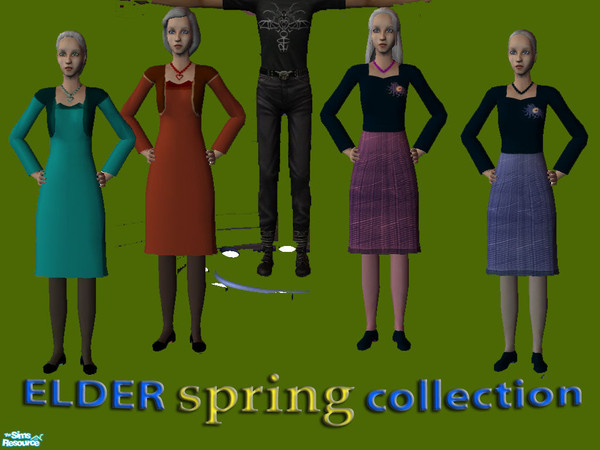 Sims 2 — ELDER SPRING COLLECTION by oldmember_Apokomma — .