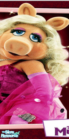Sims 2 — Ms Piggy wall 3 by ead425 — thanks to muppets: 3 of 5
