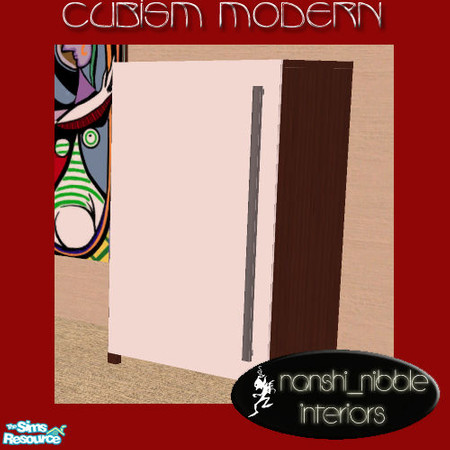 Sims 2 — Cubism Bedroom Set - dresser by Nanshi — All new meshes. You will absolutely NEED these originals to use or make