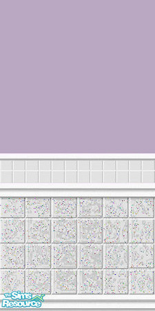 Sims 2 — Lavender Bathroom 1 by Lorah — Part of the Lavender Bathroom set. Tiled wall.