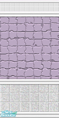 Sims 2 — Lavender Bathroom Tub Tile by Lorah — Part of the Lavender Bathroom set. Tiled wall.