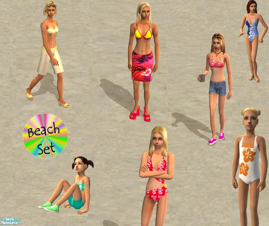 Sims 2 — Women Hawaii Set by hillie130392 — ...