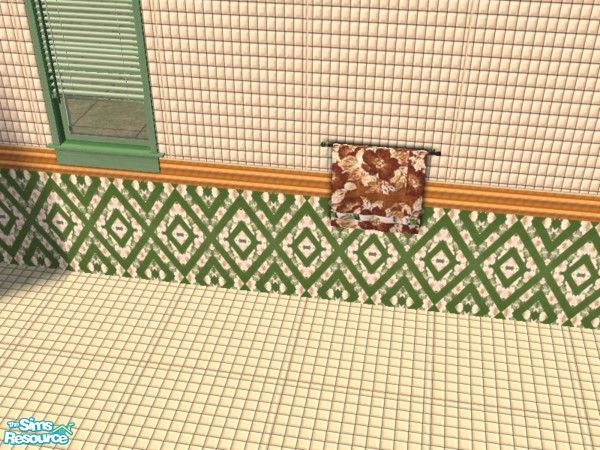 Sims 2 — Southern Comfort Bath towel by ead425 — continues the set of Southern Comfort: 10 items