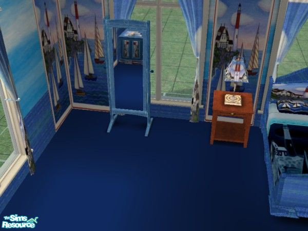 Sims 2 — Sail Boats curtains by ead425 — 14 items:walls and floors alrady on TSR: curtains 