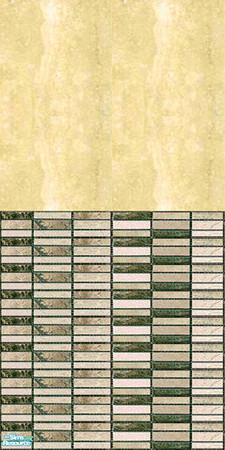 Sims 2 — Elgin Cream Maroon Bathroom Walls & Floors Set - Wall 05 by Sheera — Part of my Elgin Cream Maroon Bathroom