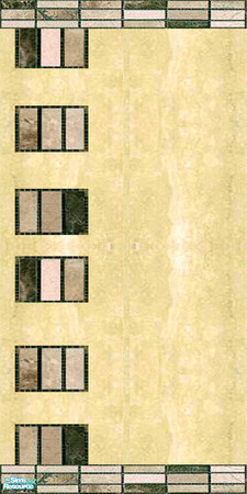 Sims 2 — Elgin Cream Maroon Bathroom Walls & Floors Set - Wall 08 by Sheera — Part of my Elgin Cream Maroon Bathroom