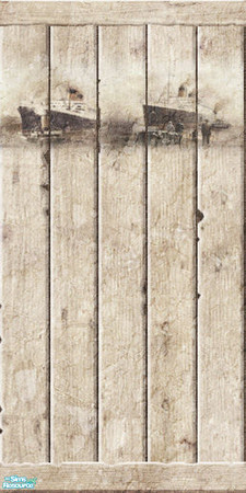 Sims 2 — OTBTS - 02 by perelinka — OLD TAVERN BY THE SEA - wall with ships (indoor).